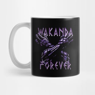 wakanda forever gesture Mug